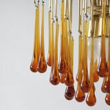Mid-Century Murano Teardrop Chandelier