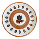 Boch La Louvière pie dish model kimono 1970 tulip pattern