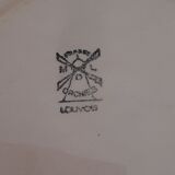 Set of 9 old Moulin du Loup Louvois model plates.