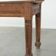 Antique French oak hallway bench/dining table bench from the 19th century