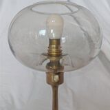 Sciolari style brass and glass lamp, 1970