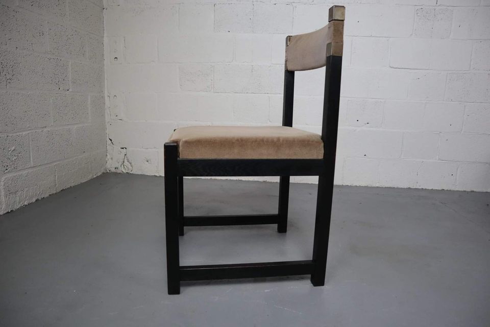 Oak dining chairs by Emiel Veranneman for Decoene Belgium