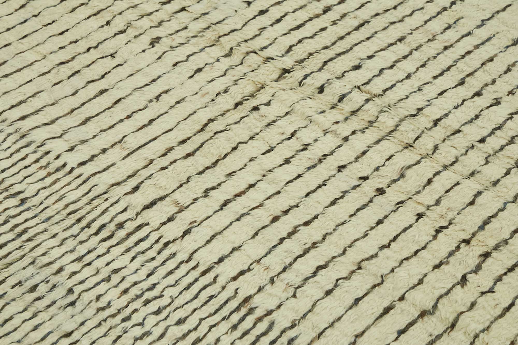 Handmade Tribal Decorative 267 cm x 305 cm Beige Wool Carpet