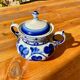 Sucrier porcelaine vintage URSS