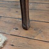 Antique Louis XVI style armchair in wood and caning