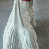 Ceramic zoomorphic dog statue