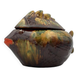 Vallauris vintage fish soup tureen, 1960s