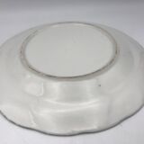 Ancienne assiette en faïence avec décor de paysage d’asie 19,5 cm