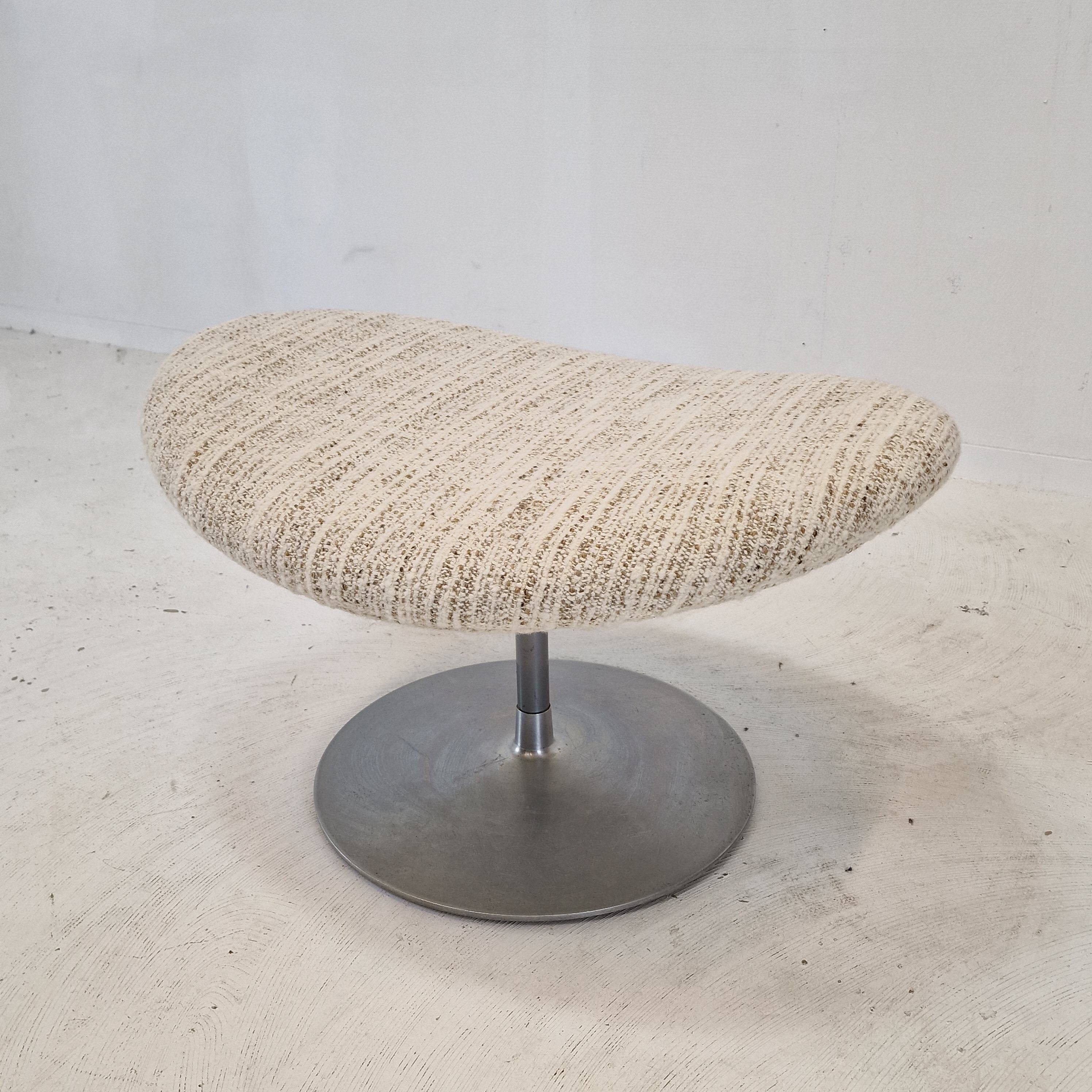 Big Globe Armchair with Ottoman by Pierre Paulin for Artifort, 1970s