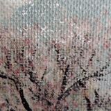 Painting on wood signed