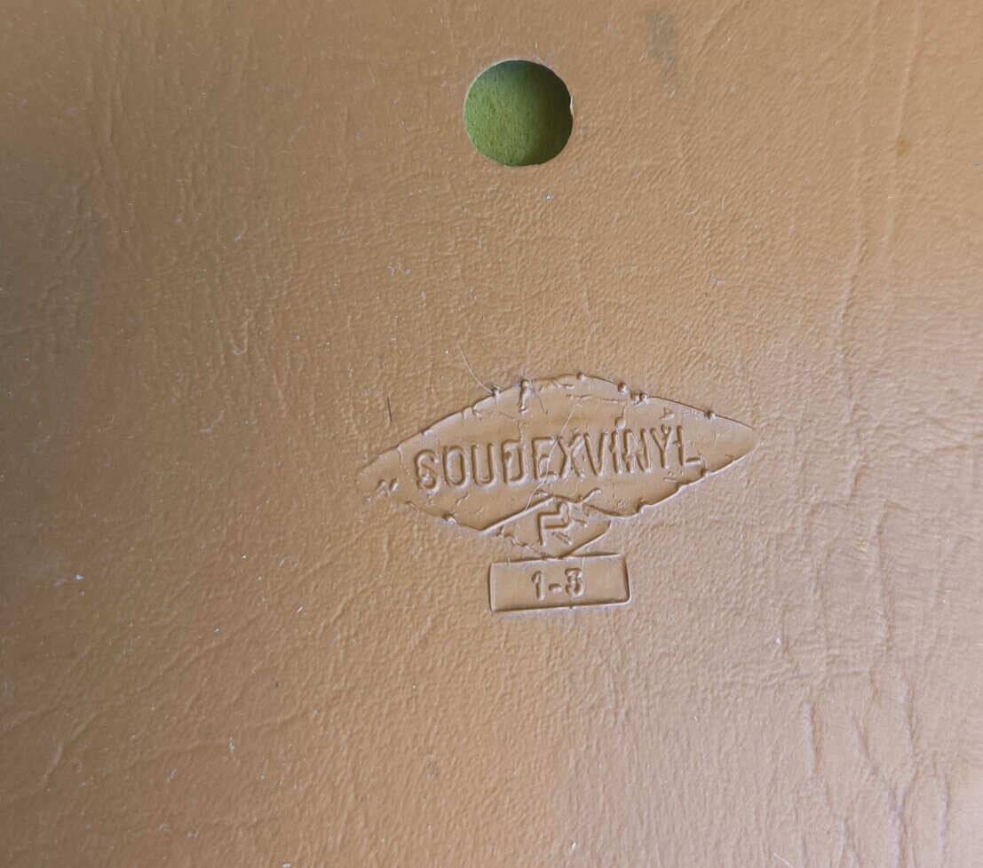 Pair of vintage Soudexvinyl chairs