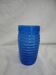 Set of 6 vintage blue glass glasses