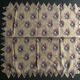 18th century Provence pillowcase in crenellated Indian fabric with pennants