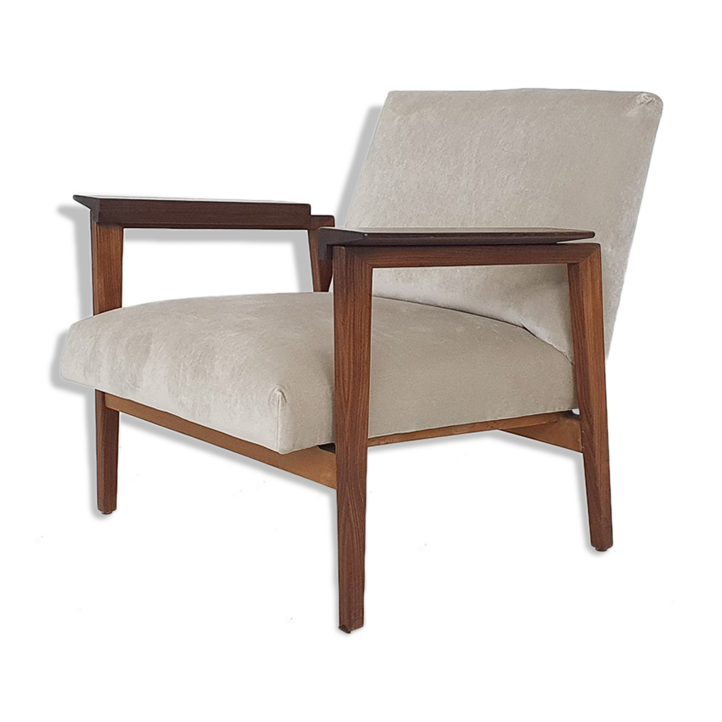 Scandinavian modern teak arm chair 1960