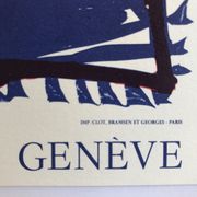 Original poster by pierre alechinsky, pour saluting michel butor / galerie sonia zannetacci, 1989