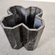 Black marble "cloud" coffee table, 70s/80s