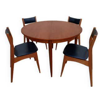 Ensemble table et chaises scandinave