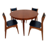 Ensemble table et chaises scandinave