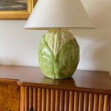 Ceramic cauliflower-shaped lamp base, Italy 1970s
