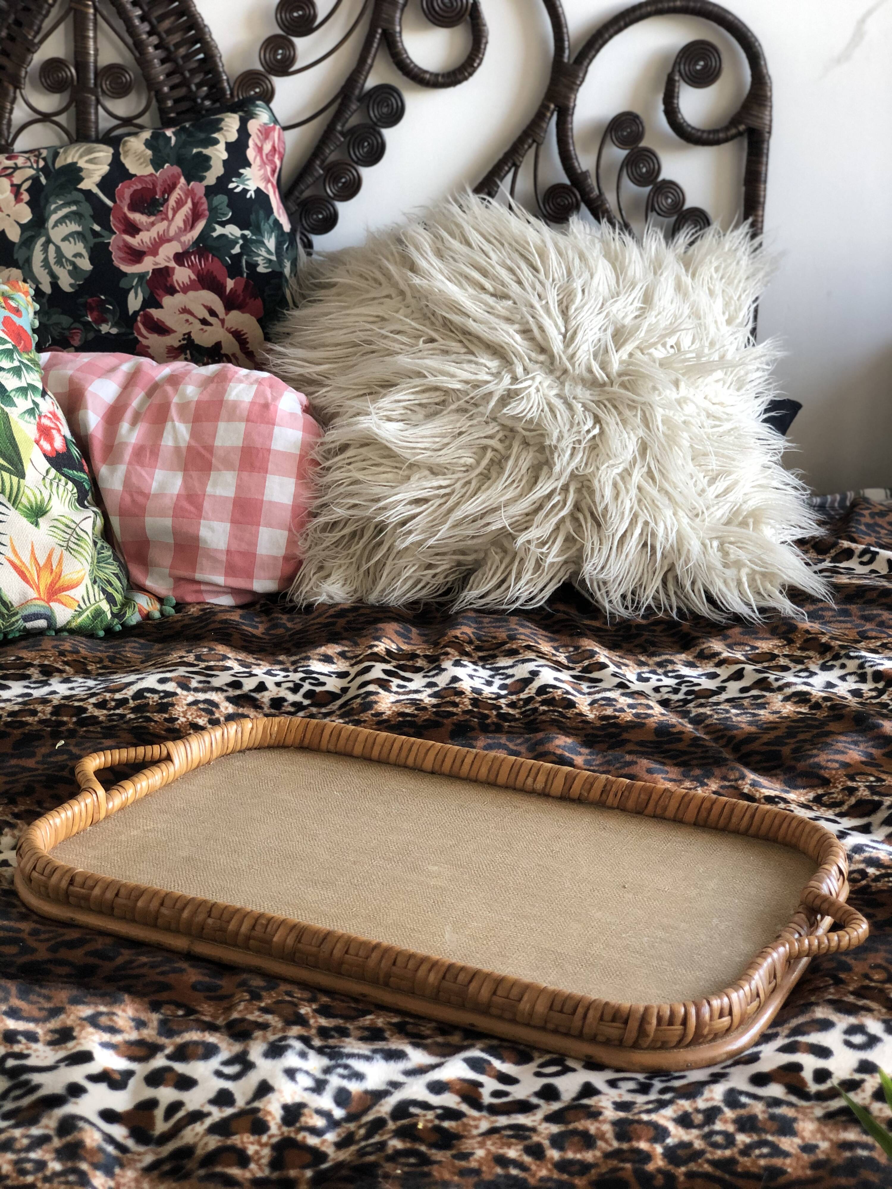 Rattan tray