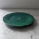 Dish in slipware with vine leaves