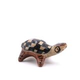 Moroccan Ideqqi ceramic turtle, 1970s