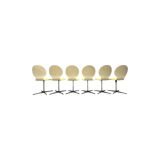 Ensemble de 6 chaises Space Age