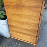 Vintage chest of drawers with compass feet