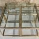 Coffee table with four nesting tables, Maison Charles, France, circa 1970.