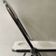 White folding chair & chrome Plia by G. Piretti for Castelli, 1970