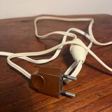 Small wooden table lamp from the 60s