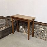 Console en bois, années 1970-1980