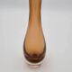 Vase en verre ambré