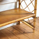 Vintage rattan bookcase Louis Sognot 60s