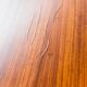 Table en bois et métal 1970 vintage modernisme