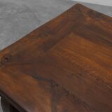 Large French Provincial rustic Oak Table, ca. 1900