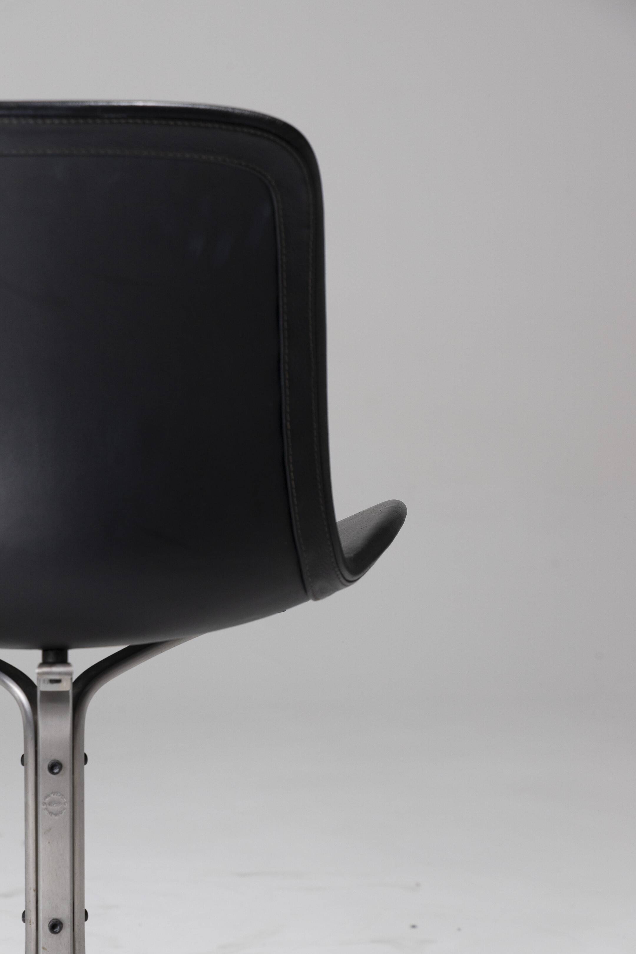 Set of 4 Pk9 chairs, Poul Kjaerholm, 1960s