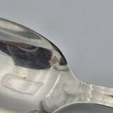 Set of twelve silver-plated metal spoons for oysters or sorbets