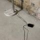 Vintage 5-branch floor lamp in chrome and marble – 1970s arc style
