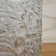 Vintage glass vase bubble texture (Hermanova Hut, 1968)