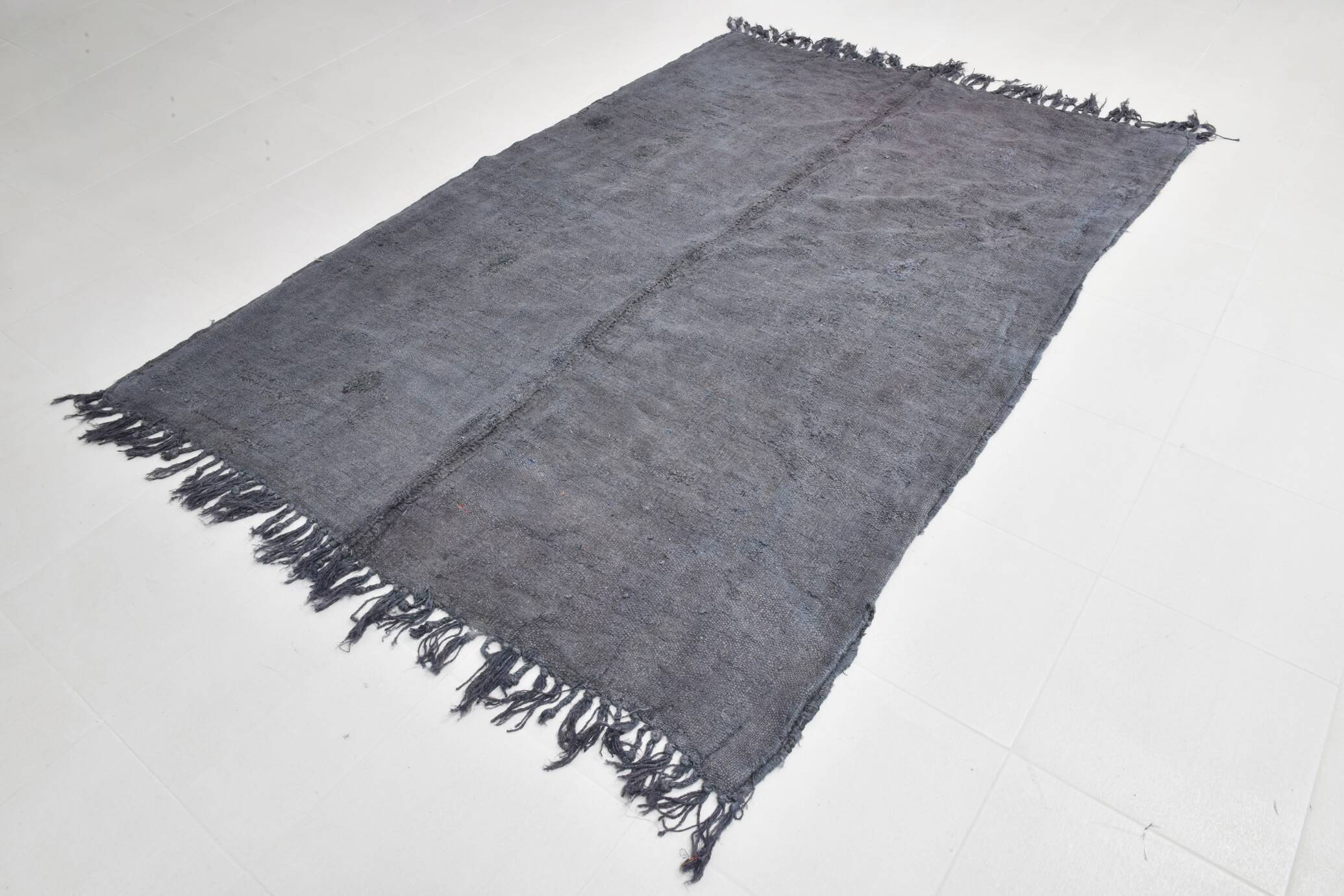 5x8 Shades Of Gray & Blue Vintage Rug, 167x237Cm