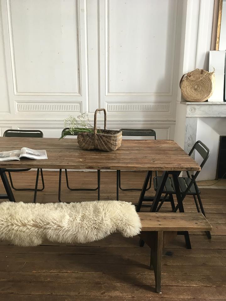 Former bench solid wood