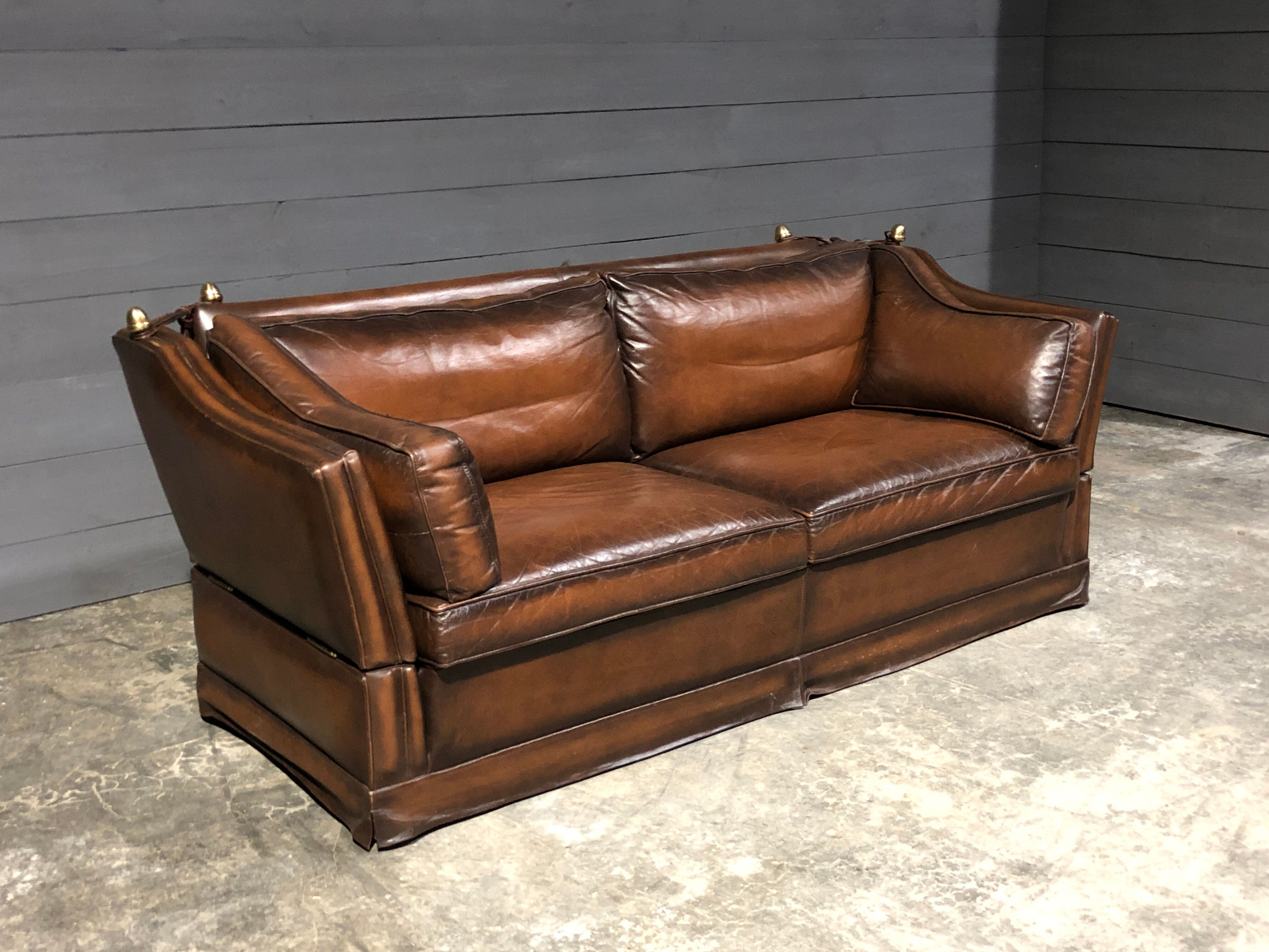 Leather sofa