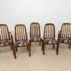 Ensemble 2 fauteuils et 3 chaises Dyrlund - design danois années 70