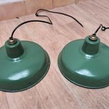 Pair of industrial lamps