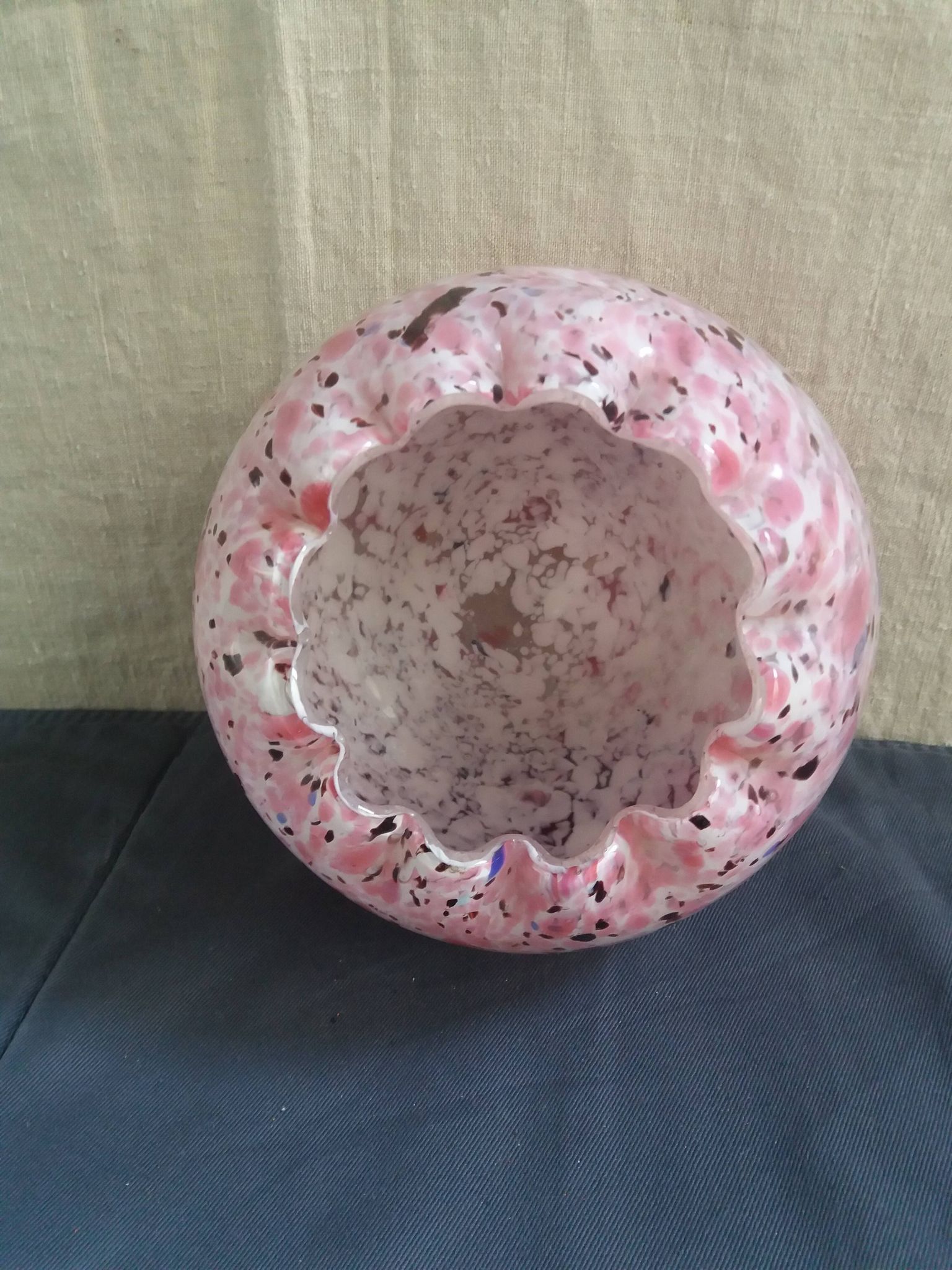 Vase en verrerie de clichy