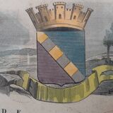 Genuine old map 1854