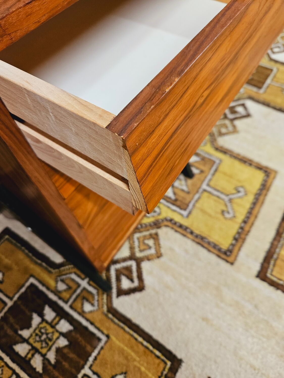 Small Scandinavian teak chest of drawers 5 drawers