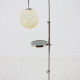 1930s Functionalist Adjustable Chrome Plated Floor Lamp, Czechoslovakia