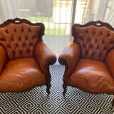 Chesterfield baroque armchairs